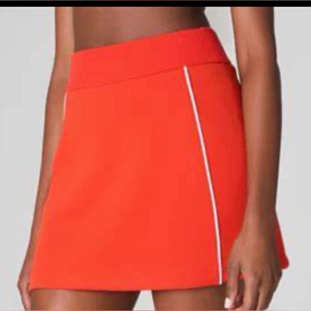 SPANX AirEssentials® Pique Skort & top Poppy red M/L